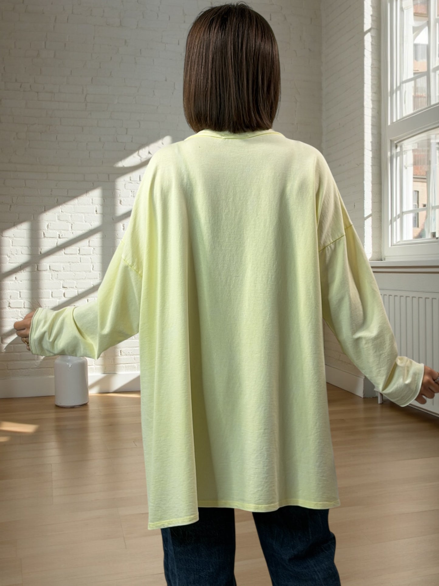 STEFANIA - TEE-SHIRT JAUNE JUSQU'A LA TAILLE 52/54