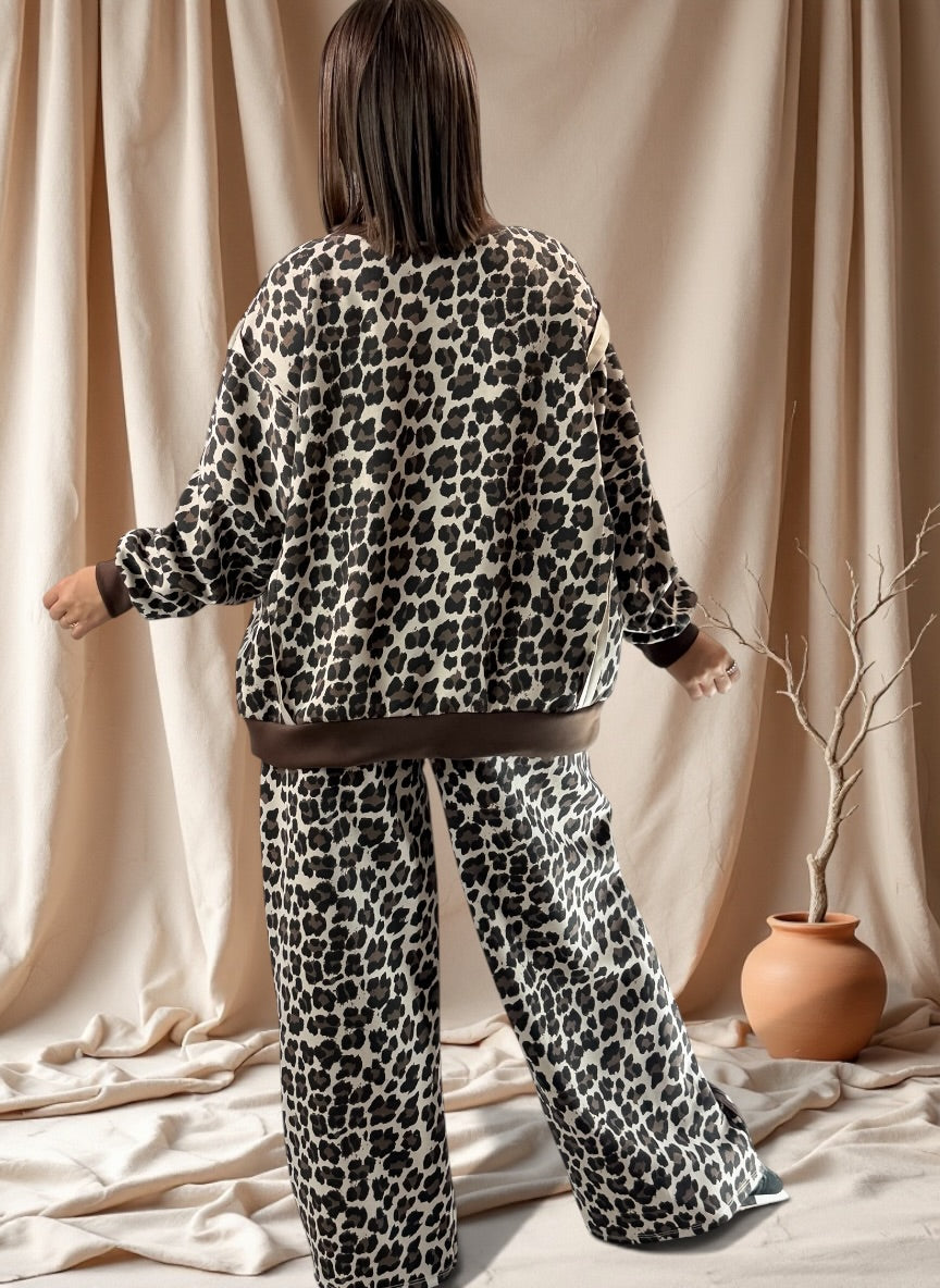 MIGUEL - PANTALON SPORTSWEAR LEOPARD TAILLE 46 A 52