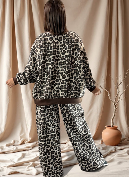 MIGUEL - PANTALON SPORTSWEAR LEOPARD TAILLE 46 A 52