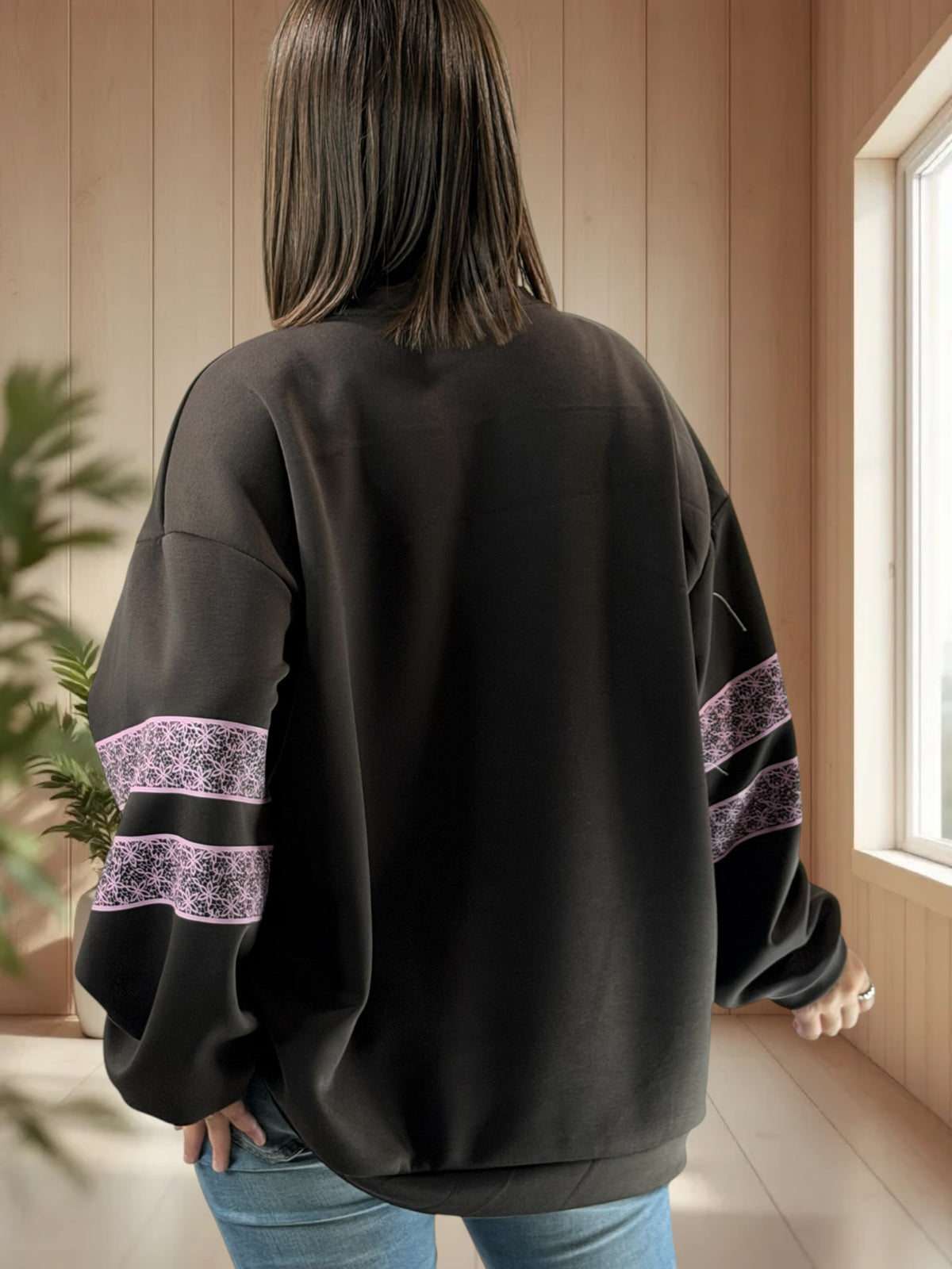 BEVERLY - SWEAT MARRON JUSQU'A LA TAILLE 52/54