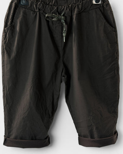 SACHA - BERMUDA MARRON JUSQU'A LA TAILLE 50/52