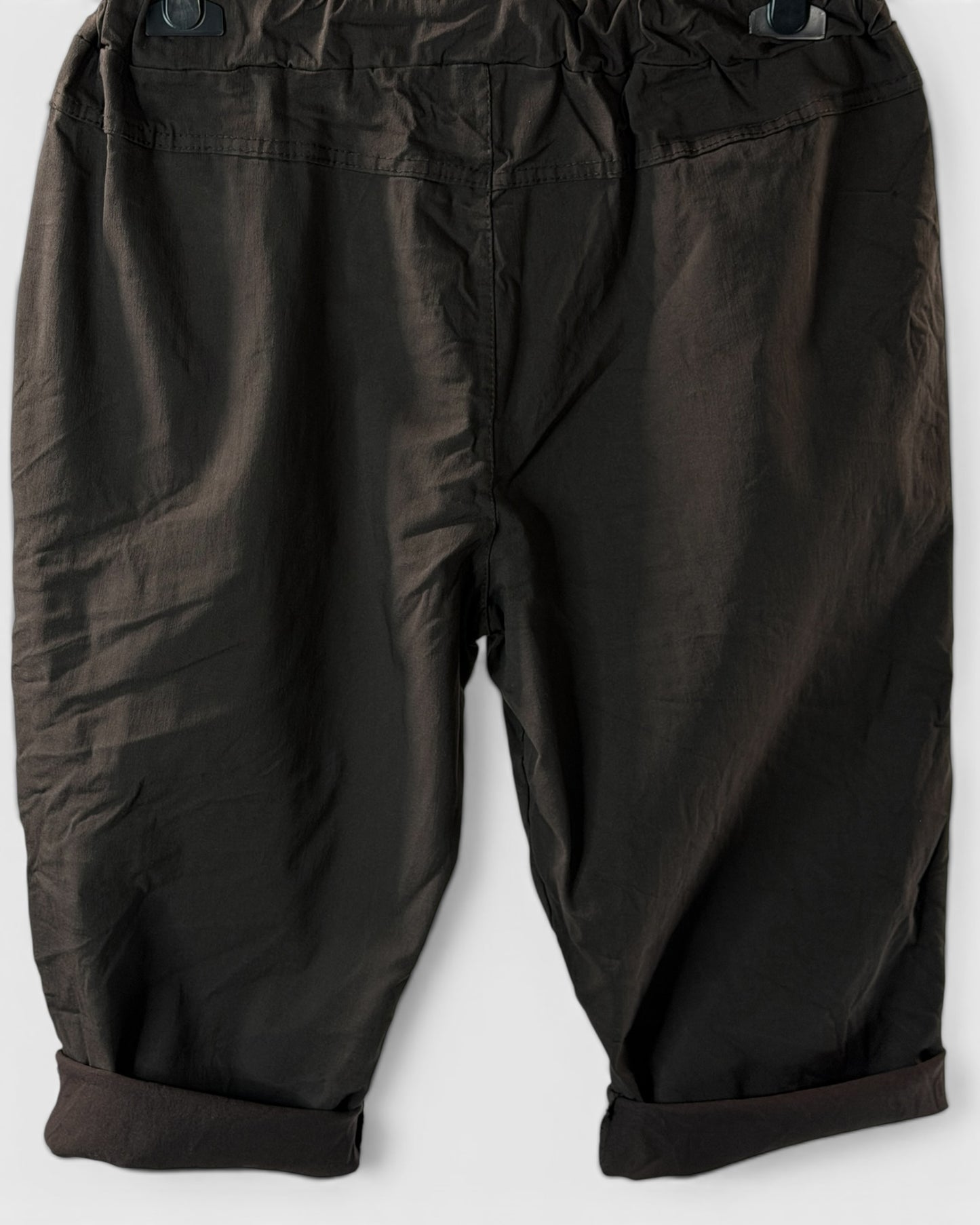 SACHA - BERMUDA MARRON JUSQU'A LA TAILLE 50/52