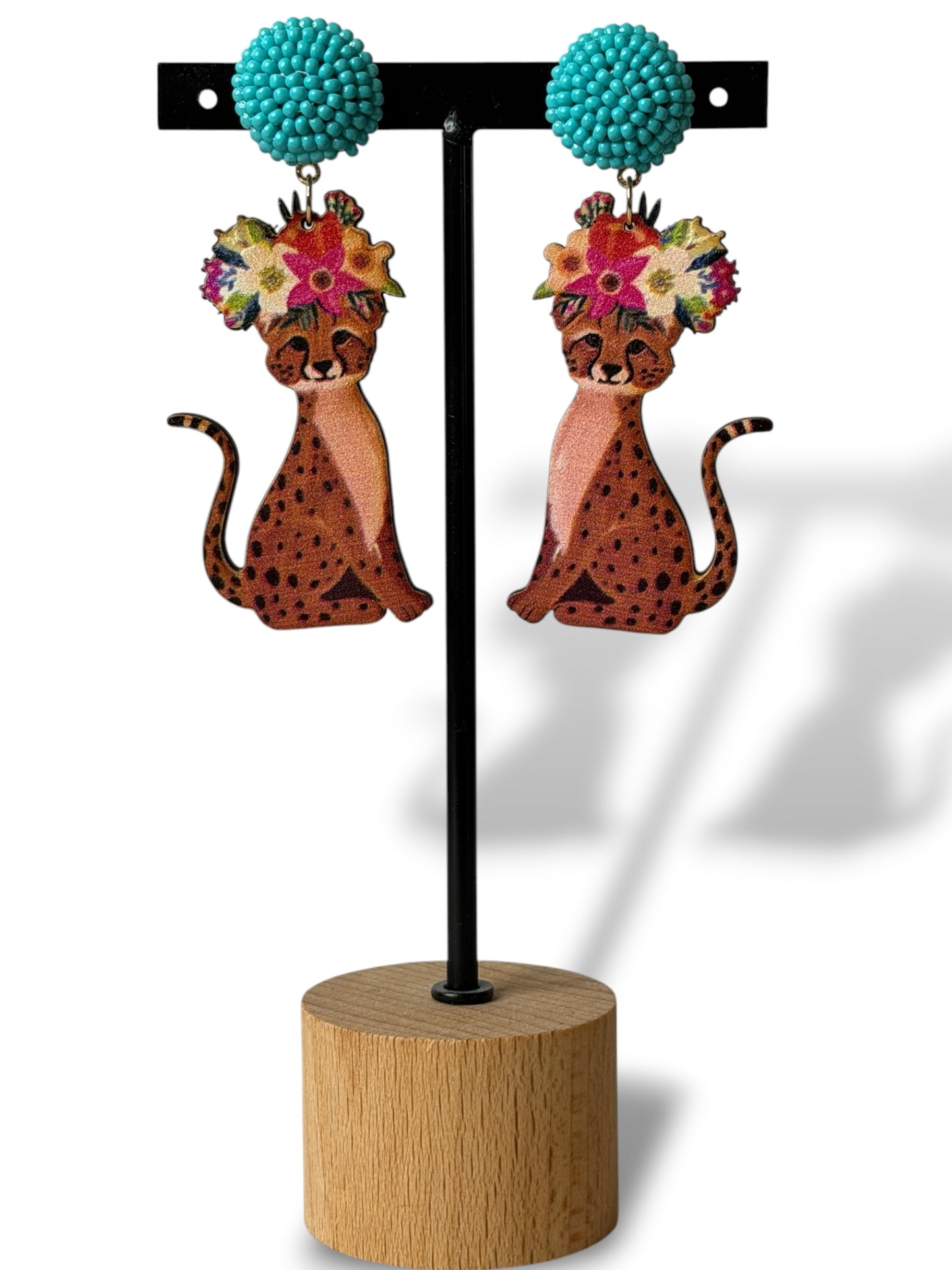 PANTHERE - BOUCLES D'OREILLES TENDANCE