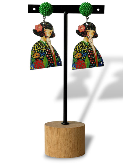 PRISCA - BOUCLES D'OREILLES TENDANCE