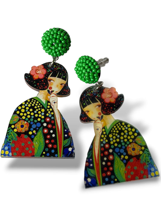 PRISCA - BOUCLES D'OREILLES TENDANCE