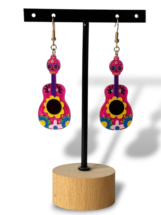 GUITARE - BOUCLES D'OREILLES TENDANCE