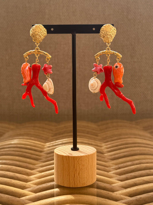 ST BARTH - BOUCLES D'OREILLES BOHEME