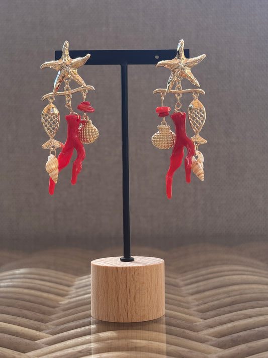ST BARTH - BOUCLES D'OREILLES BOHEME