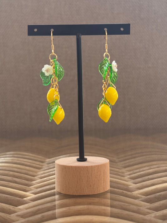 CITRON - BOUCLES D'OREILLES