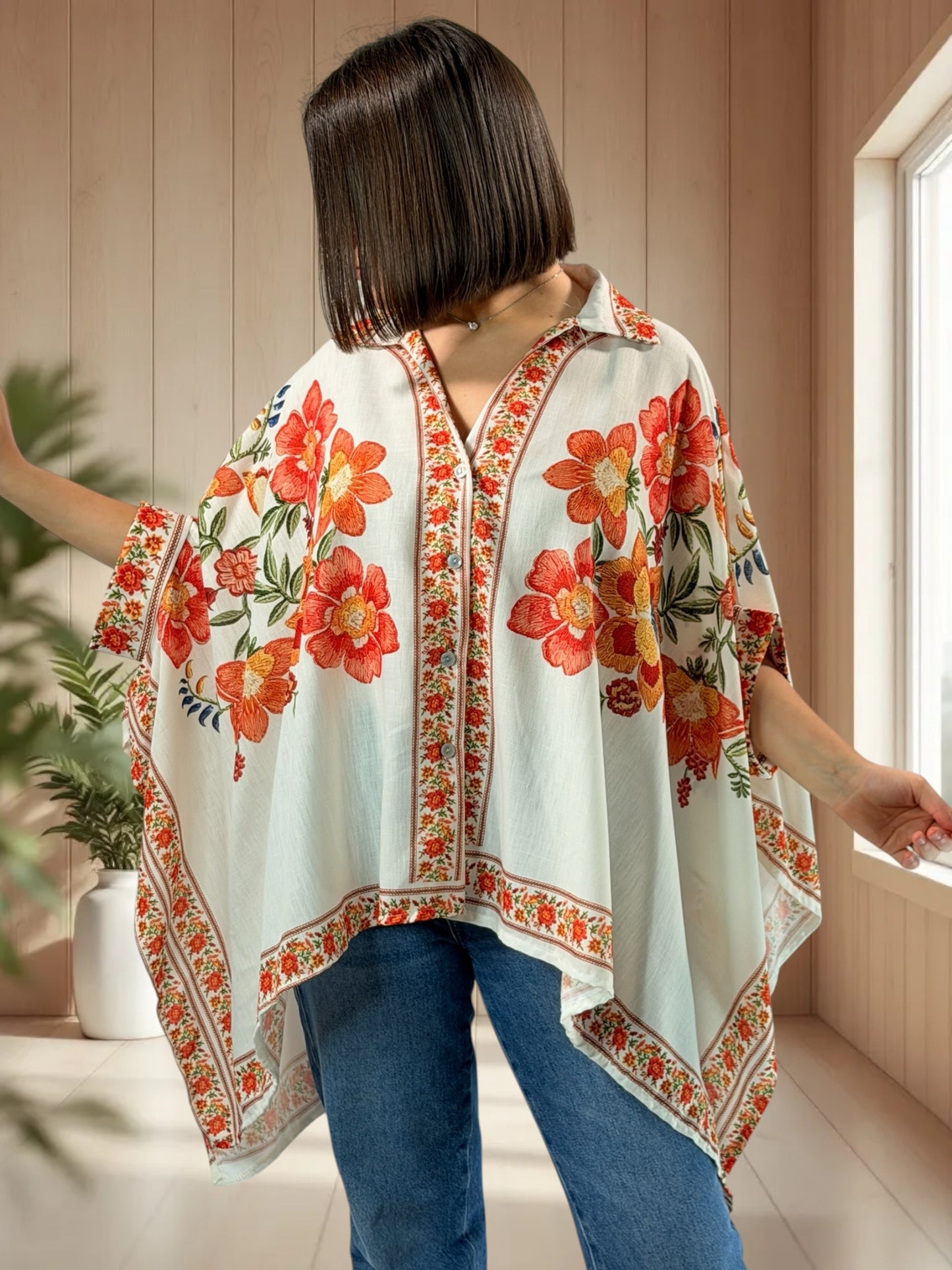 BENEDICTE  - TUNIQUE OVERSIZE JUSQU'A LA TAILLE 54