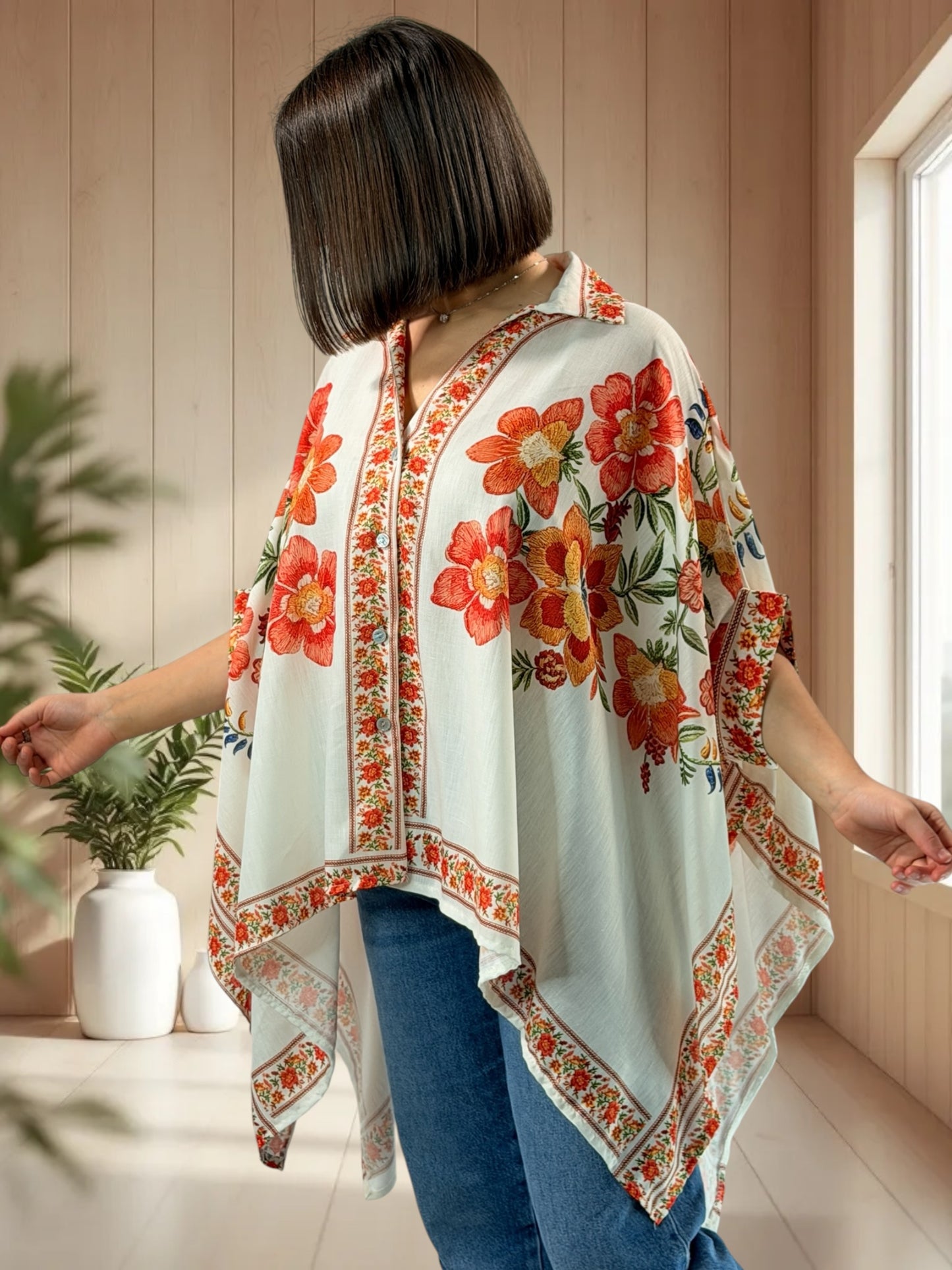 BENEDICTE  - TUNIQUE OVERSIZE JUSQU'A LA TAILLE 54