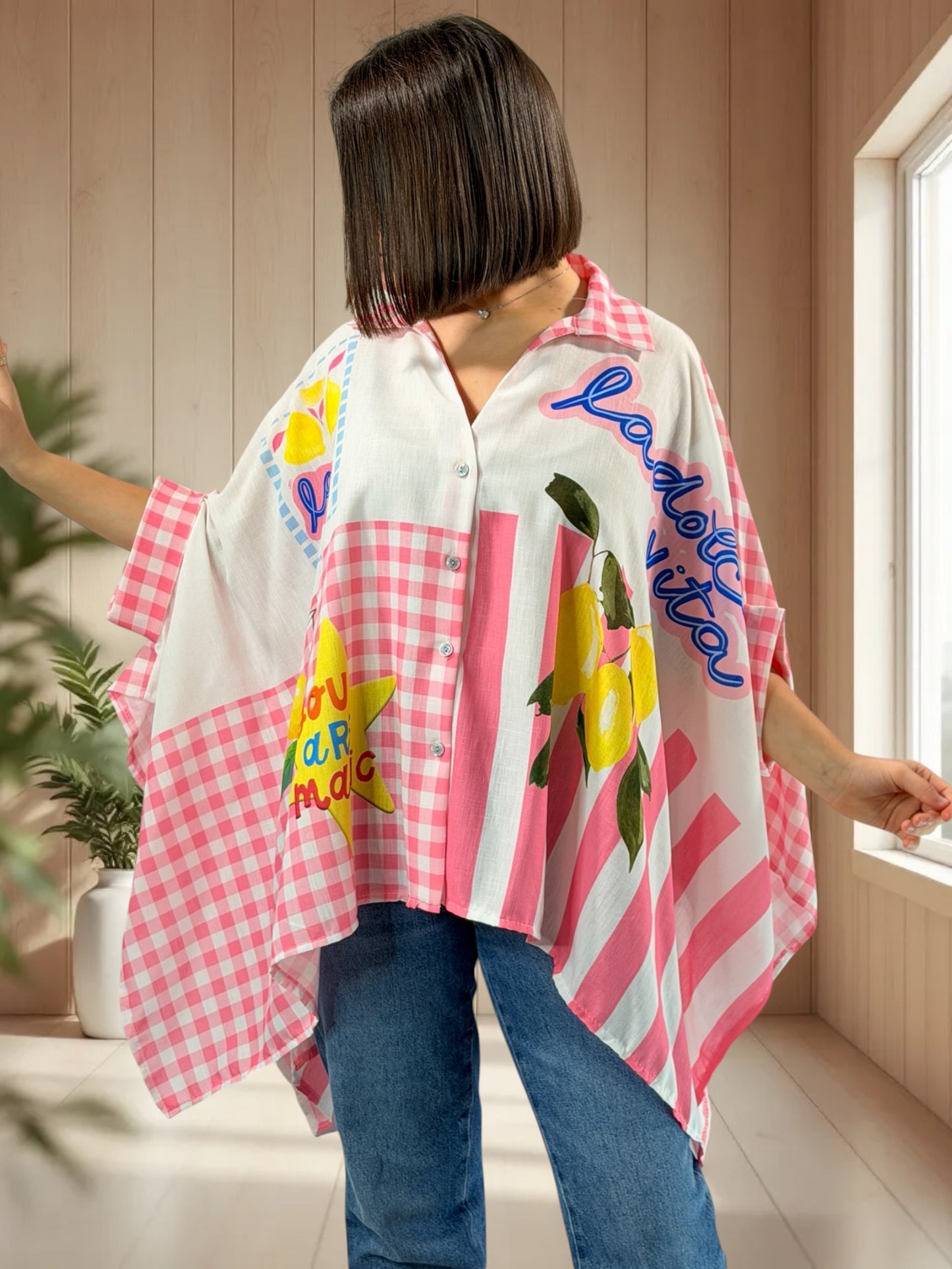 BENEDICTE  - TUNIQUE OVERSIZE JUSQU'A LA TAILLE 54/56