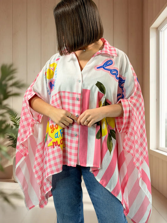 BENEDICTE  - TUNIQUE OVERSIZE JUSQU'A LA TAILLE 54/56