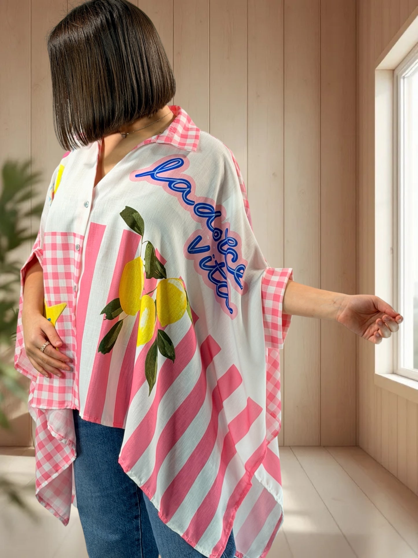BENEDICTE  - TUNIQUE OVERSIZE JUSQU'A LA TAILLE 54/56