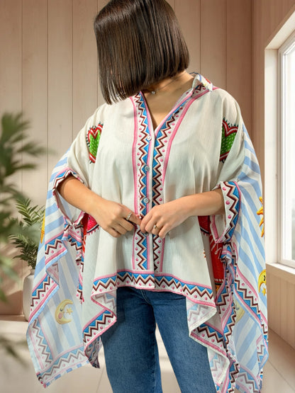 BENEDICTE  - TUNIQUE OVERSIZE JUSQU'A LA TAILLE 54/56