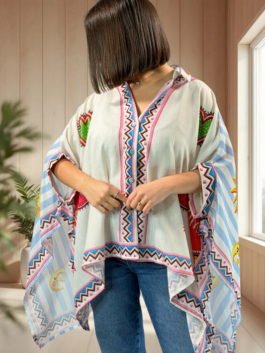 BENEDICTE  - TUNIQUE OVERSIZE JUSQU'A LA TAILLE 54/56