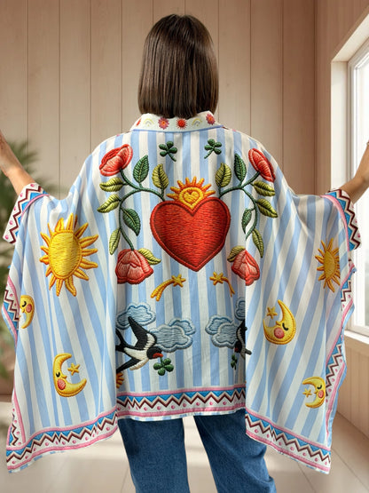 BENEDICTE  - TUNIQUE OVERSIZE JUSQU'A LA TAILLE 54/56