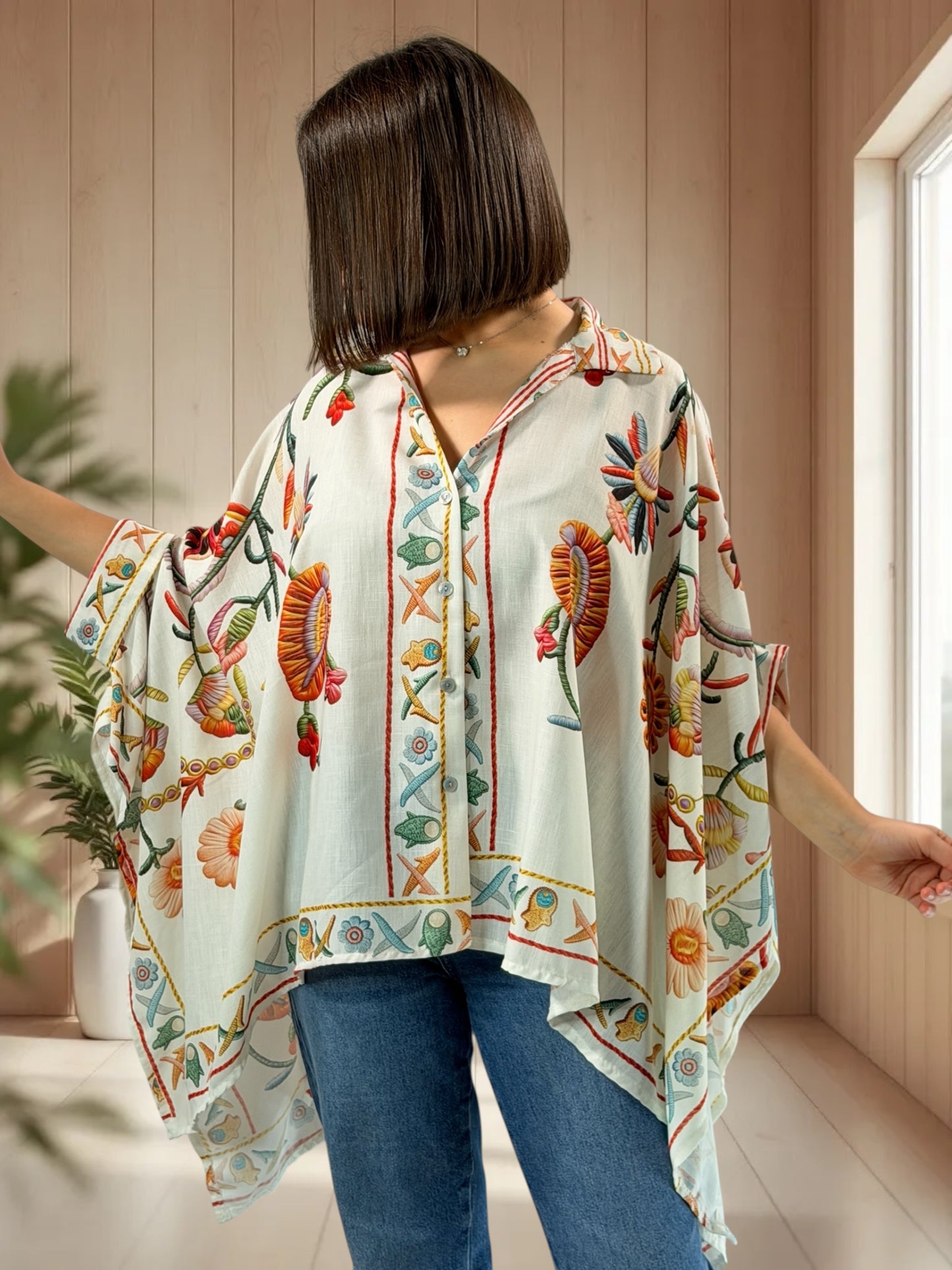 BENEDICTE  - TUNIQUE OVERSIZE JUSQU'A LA TAILLE 54