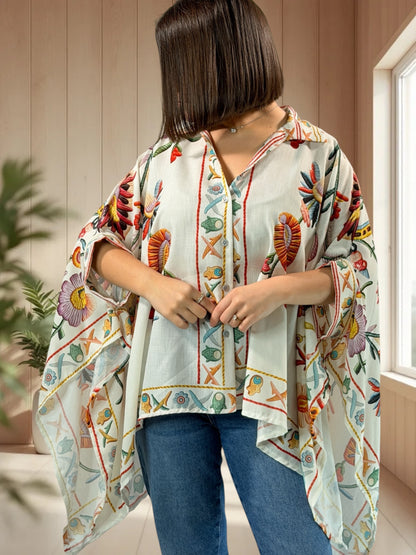 BENEDICTE  - TUNIQUE OVERSIZE JUSQU'A LA TAILLE 54
