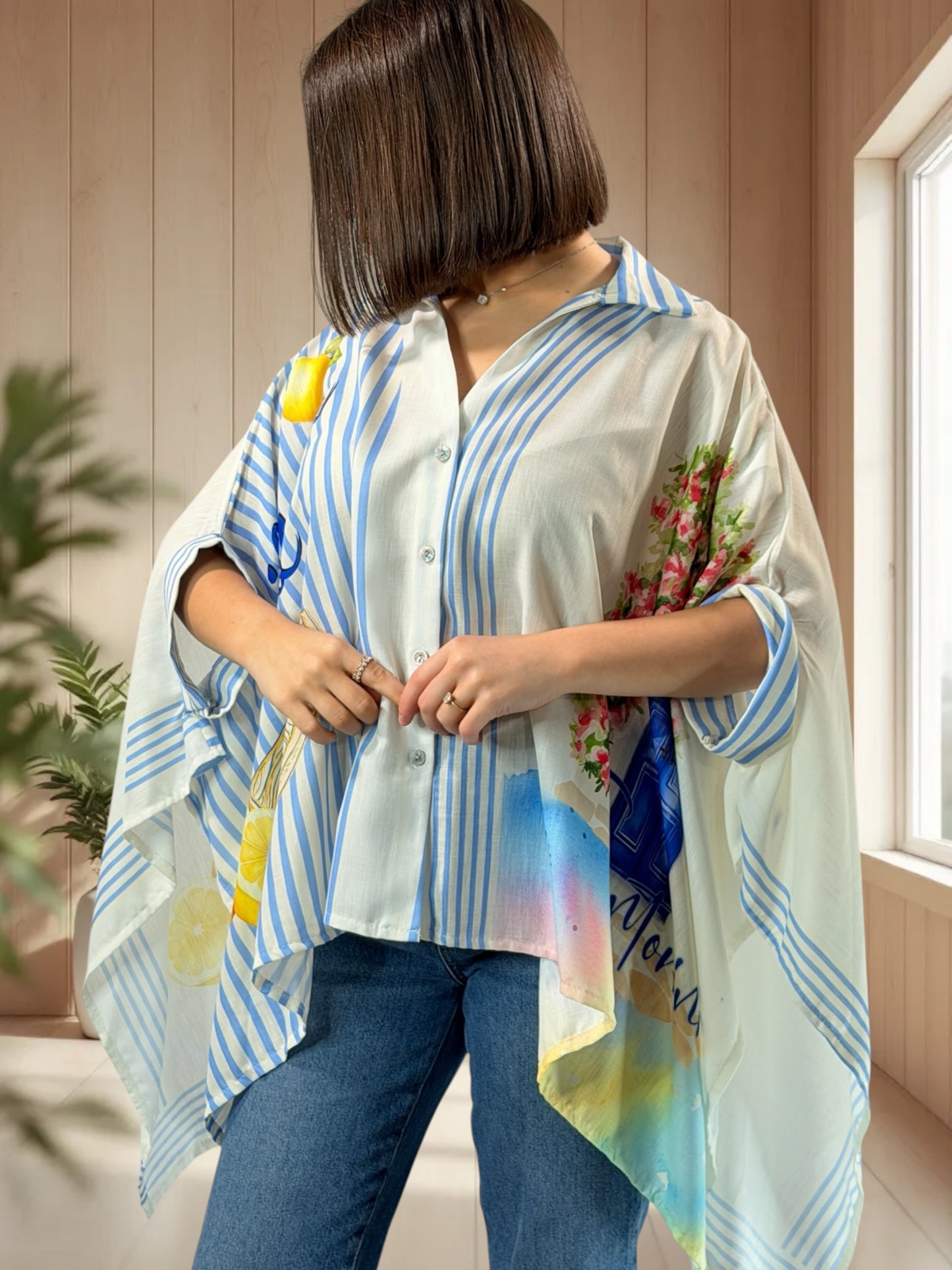BENEDICTE  - TUNIQUE OVERSIZE JUSQU'A LA TAILLE 54
