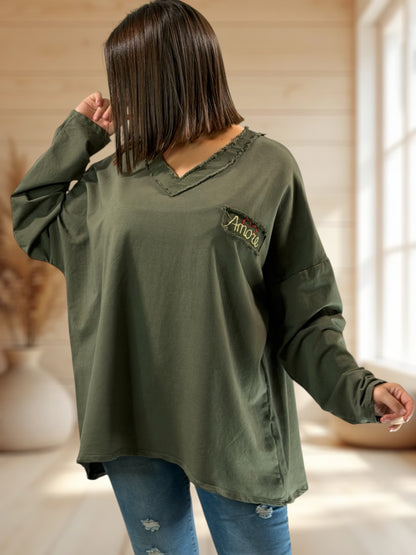 AMORE - SWEAT LEGER KAKI JUSQU'A LA TAILLE 54