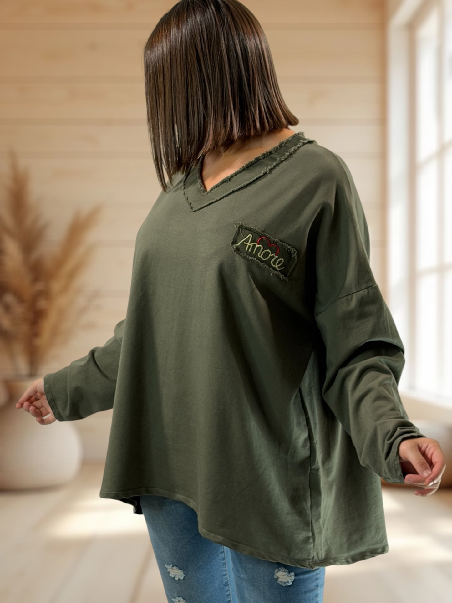 AMORE - SWEAT LEGER KAKI JUSQU'A LA TAILLE 54