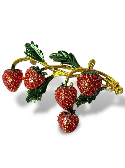 FRAISE - BROCHE TENDANCE