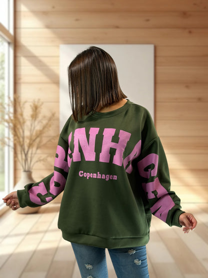 AUBIN - SWEAT KAKI JUSQU'A LA TAILLE 52/54