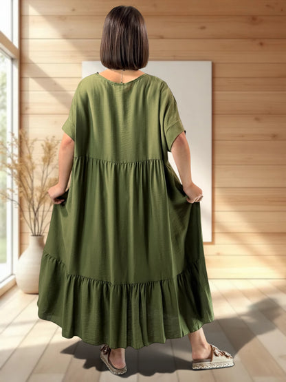 CLOE - ROBE LONGUE KAKI JUSQU'A LA TAILLE 54