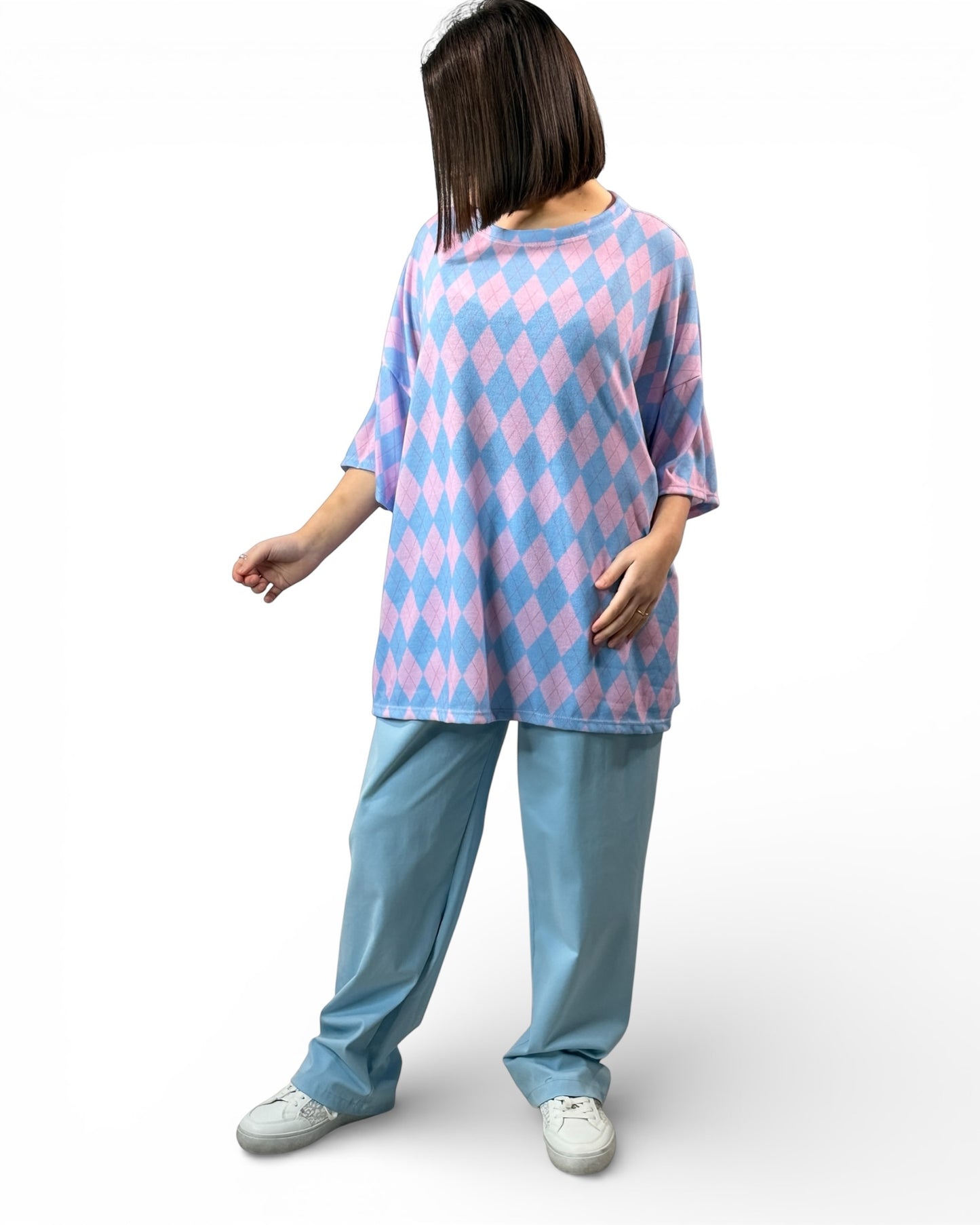 EVA - T-SHIRT FLUIDE EN MAILLE JUSQU'A LA TAILLE 56