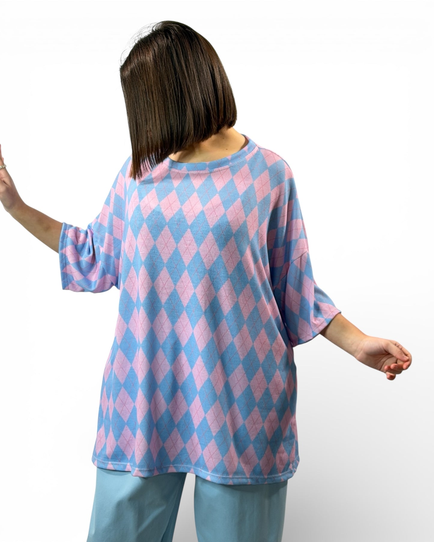 EVA - T-SHIRT FLUIDE EN MAILLE JUSQU'A LA TAILLE 56