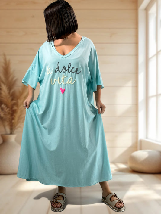 DOLCE - ROBE LAGON EN COTON JUSQU'A LA TAILLE 56