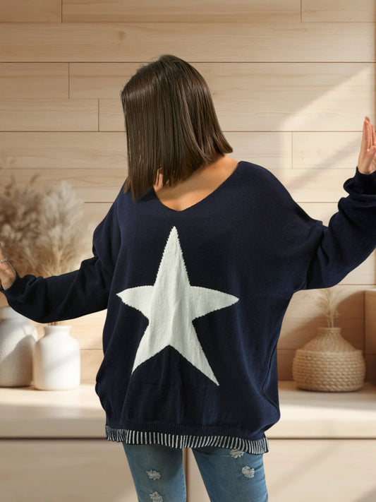 HORIZON - PULL MARINE JUSQU'A LA TAILLE 56