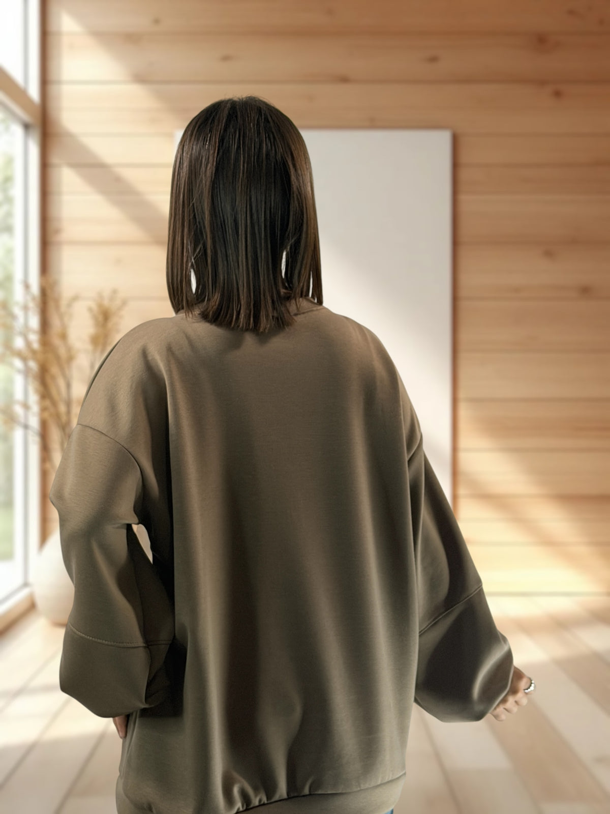 SOHO - SWEAT MOKA JUSQU'A LA TAILLE 52/54