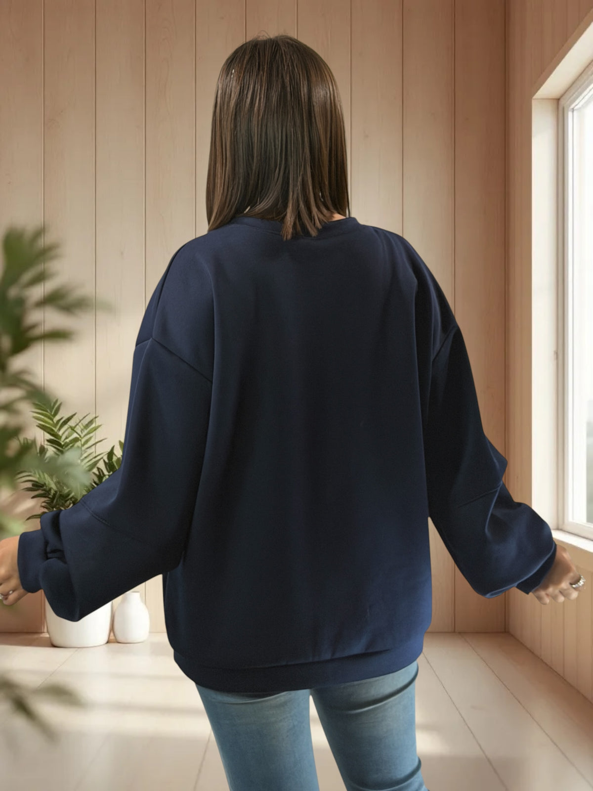 SOHO - SWEAT MARINE JUSQU'A LA TAILLE 52/54