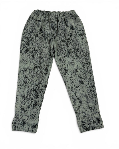 MAXENCE - PANTALON SPORTSWEAR KAKI A FLEUR TAILLE 46/48 A 54