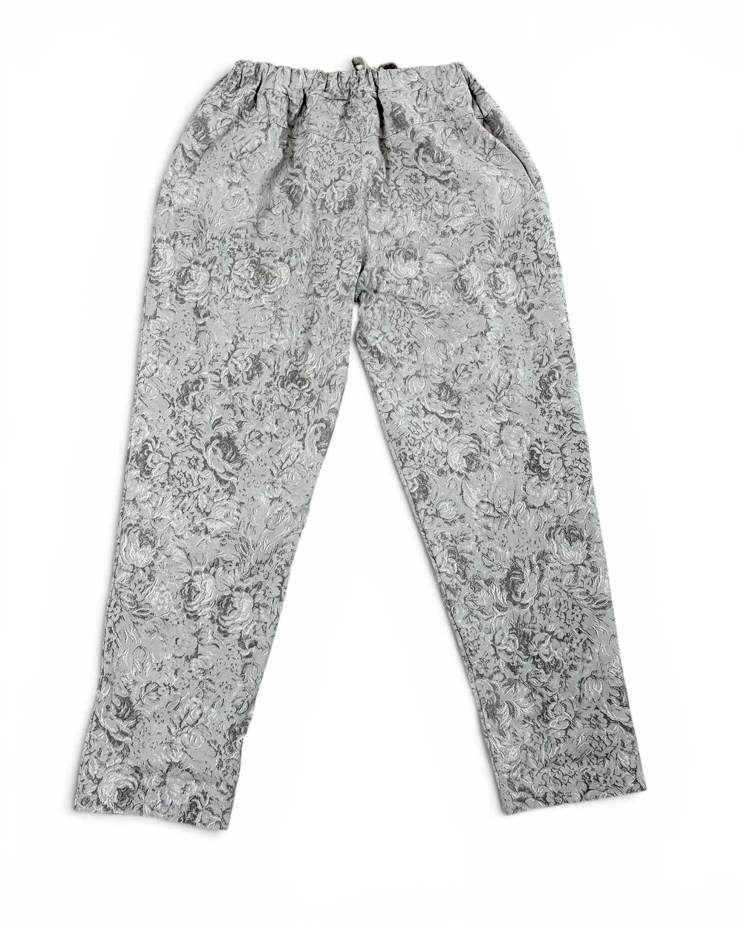 MAXENCE - PANTALON SPORTSWEAR BEIGE A FLEUR TAILLE 46/48 A 54