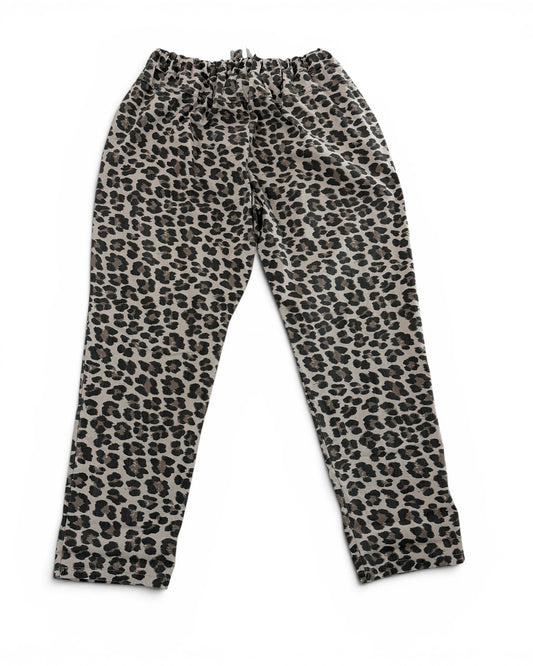 FAUVE - PANTALON SPORTSWEAR LEOPARD BEIGE TAILLE 46/48 A 54