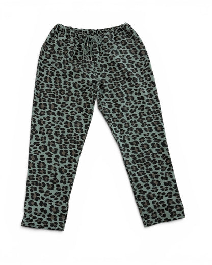 FAUVE - PANTALON SPORTSWEAR LEOPARD KAKI TAILLE 46/48 A 54