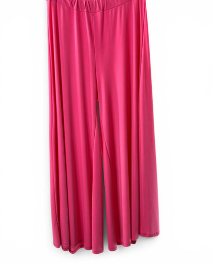 AGATHA - PANTALON PALAZZO FUCHSIA TAILLE 46 A 54