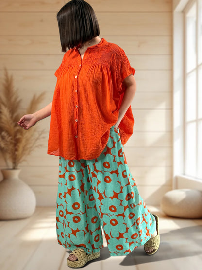 TIAGO - PANTALON FLUIDE JUSQUA LA TAILLE 52