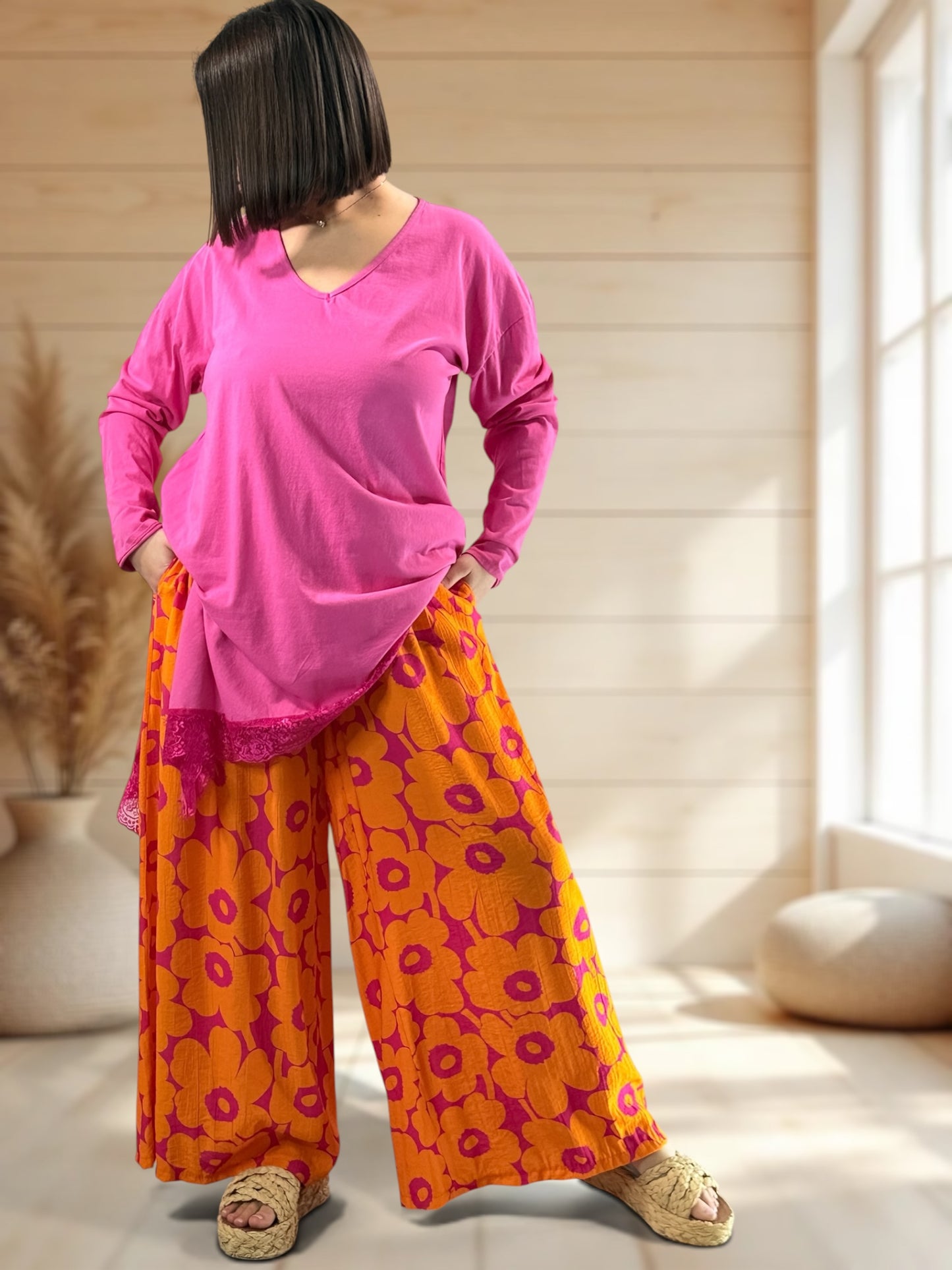 TIAGO - PANTALON FLUIDE JUSQUA LA TAILLE 52