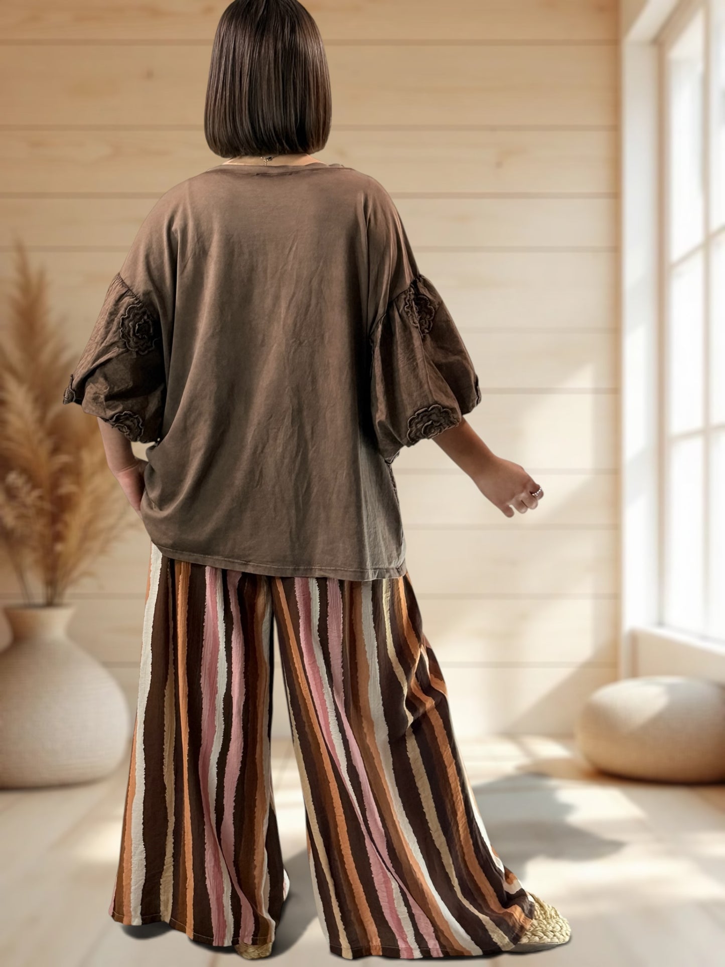 NOUGAT - PANTALON FLUIDE JUSQUA LA TAILLE 52
