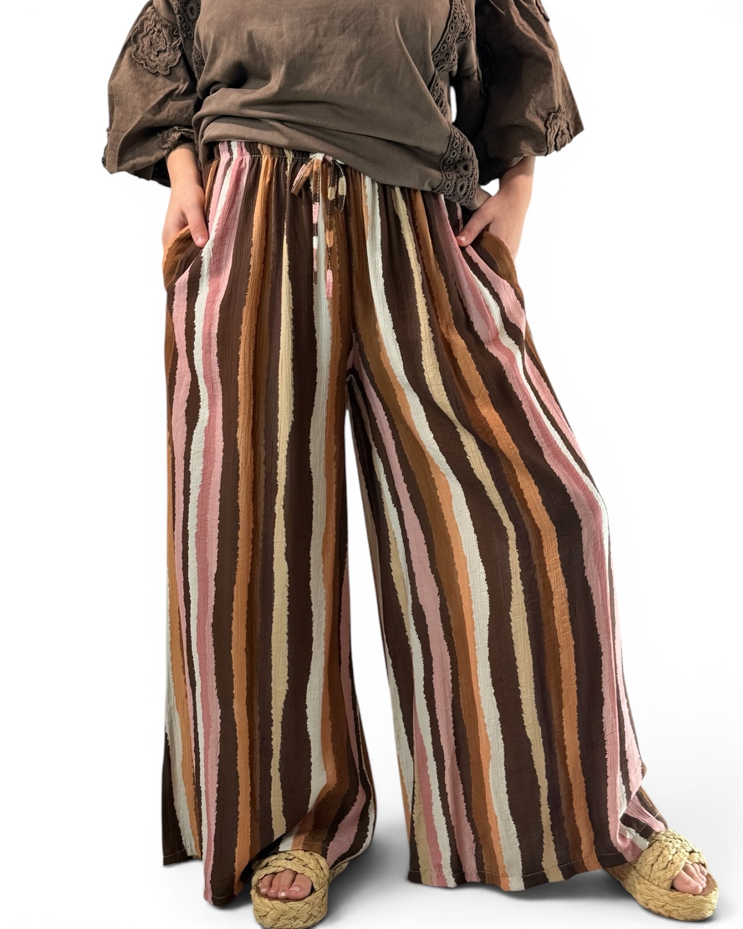 NOUGAT - PANTALON FLUIDE JUSQUA LA TAILLE 52