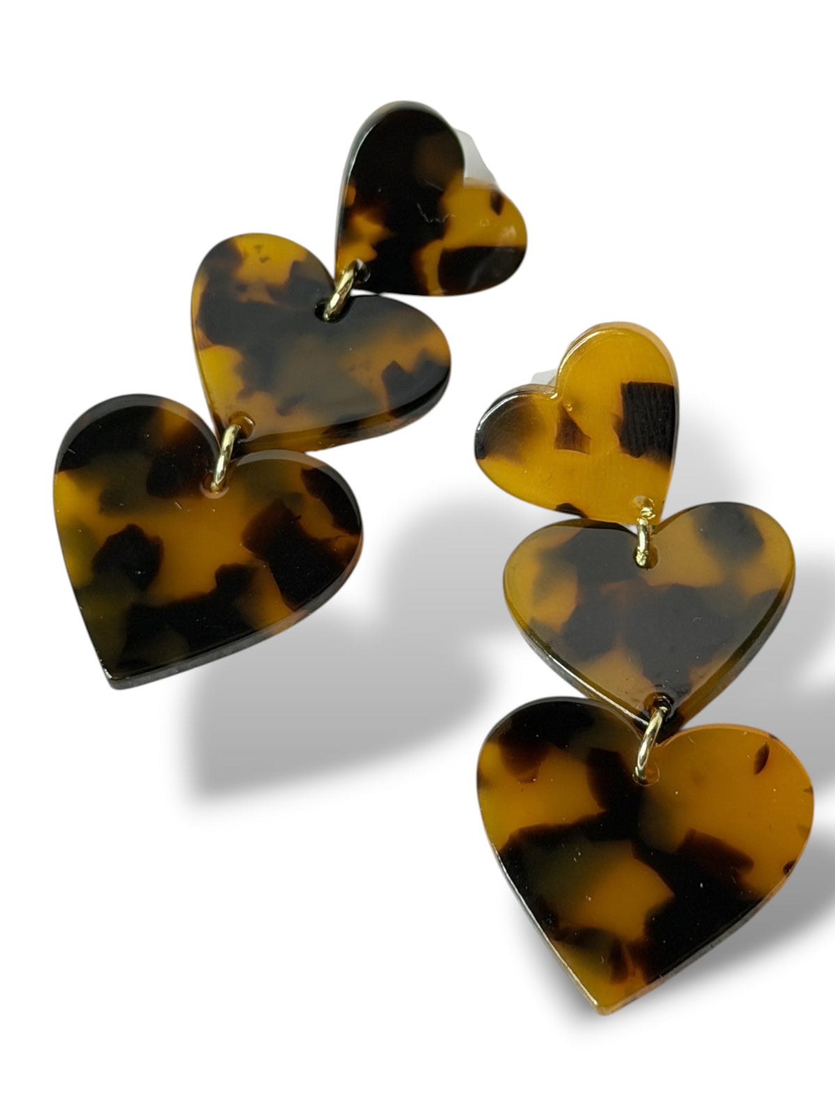 FELINE - BOUCLES D'OREILLES LEOPARD