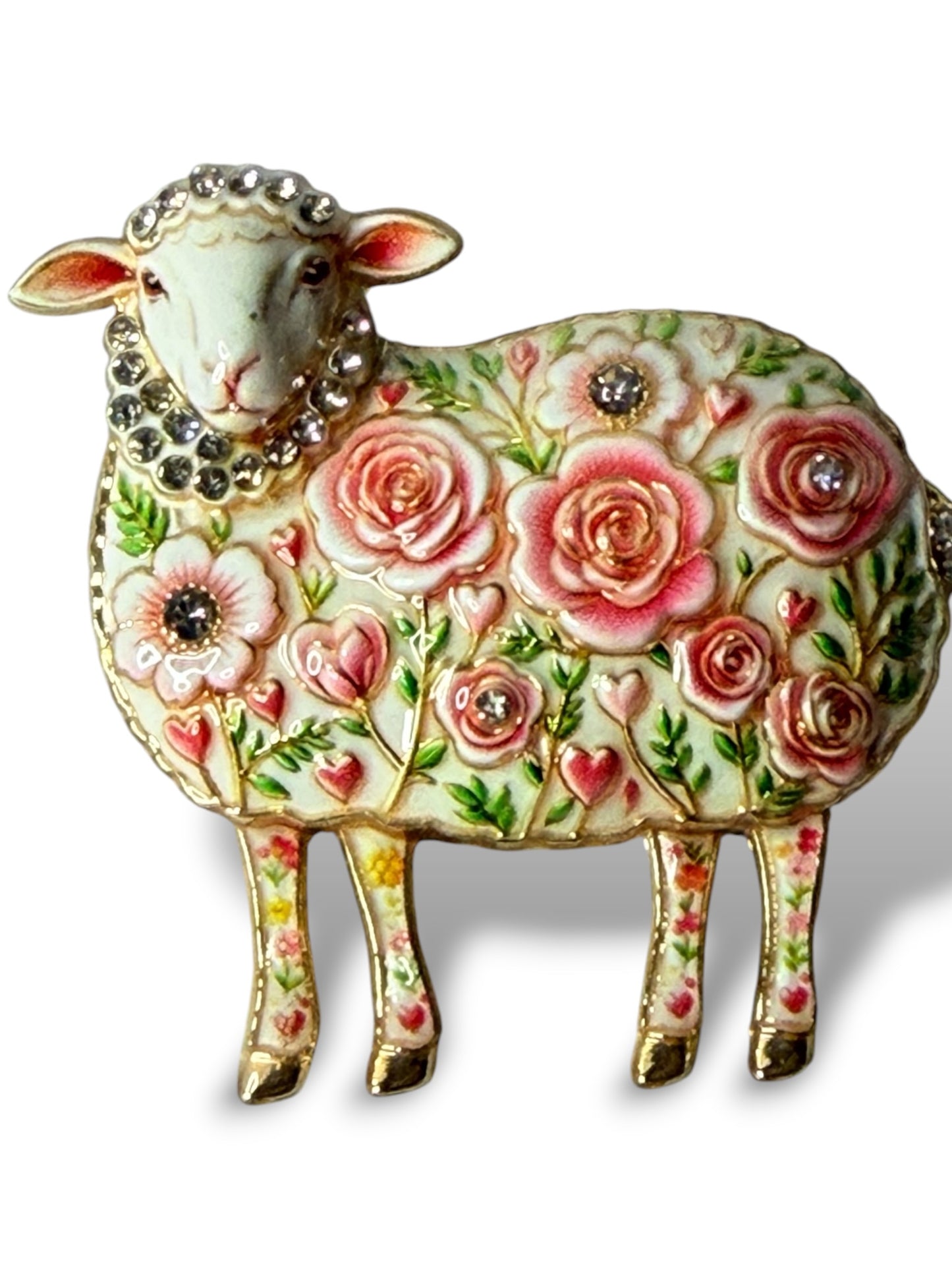 MOUTON - BROCHE AVEC STRASS