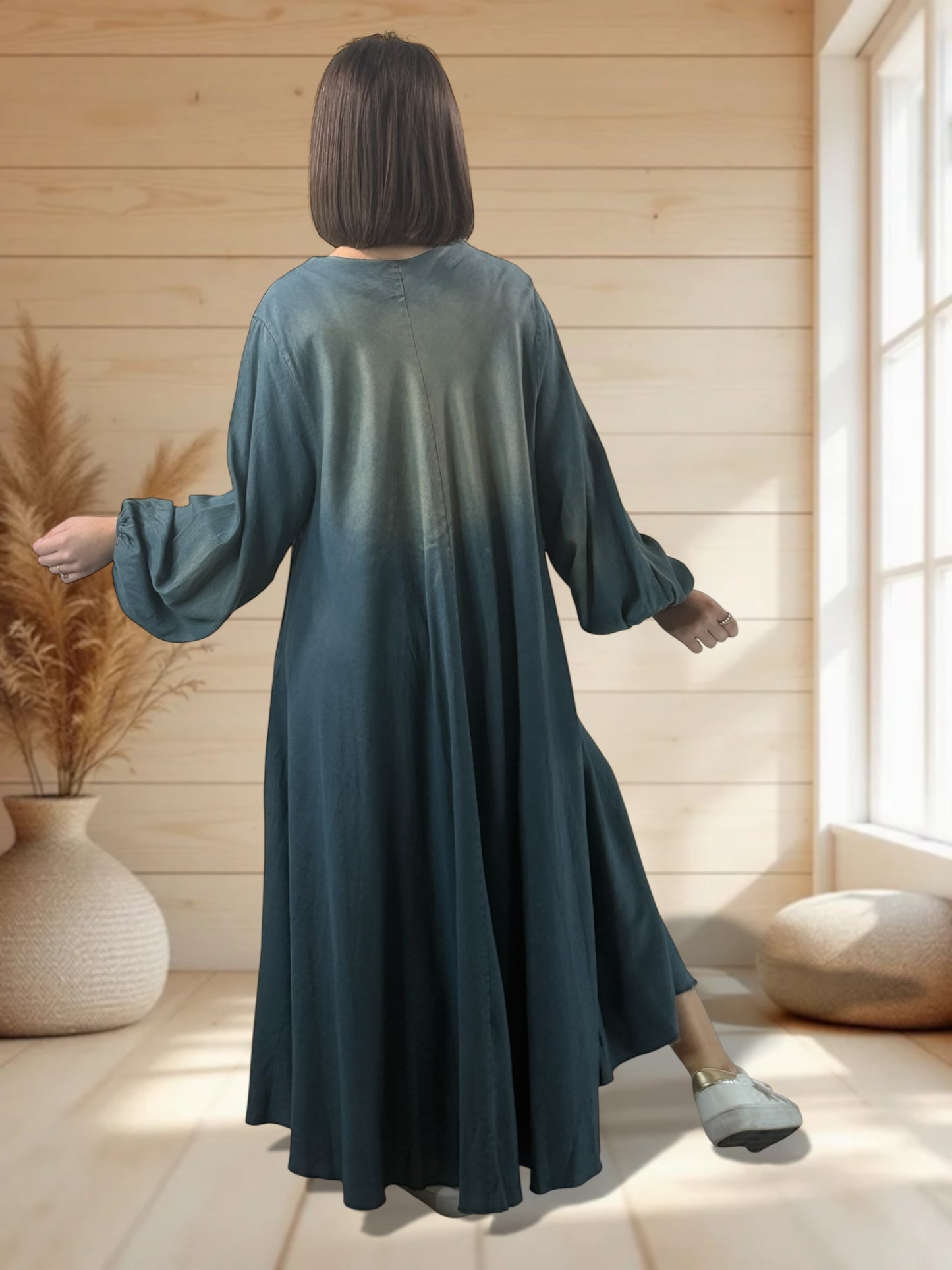 NIKITA - ROBE AMPLE JEAN TENCELL JUSQU'A LA TAILLE 54