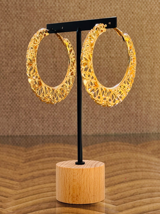 HELENA - BOUCLES D'OREILLES CREOLES