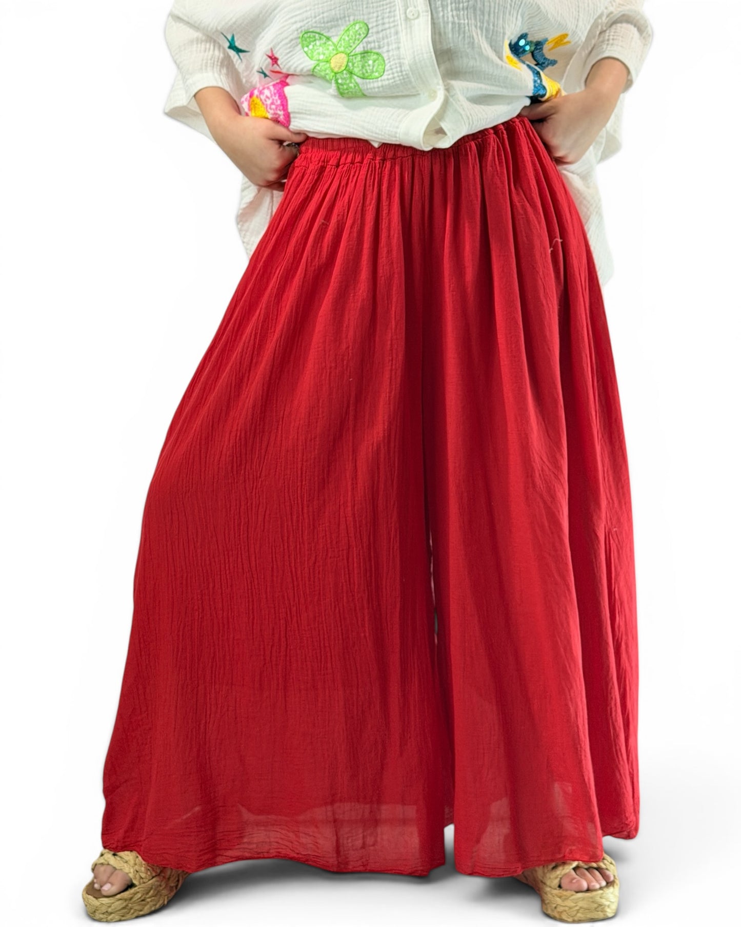 PAULA - PANTAJUPE ROUGE TAILLE 44/46 A 54