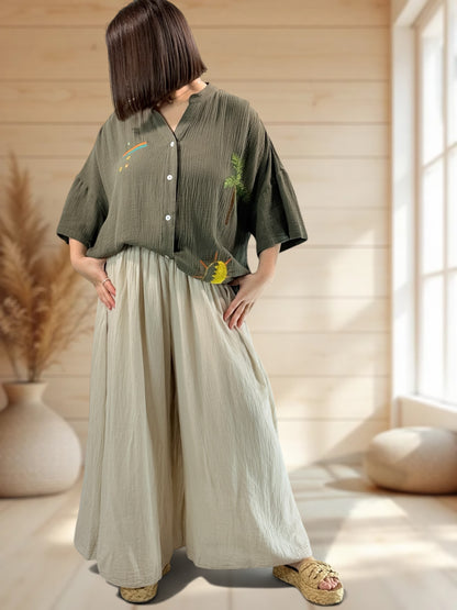PAULA - PANTAJUPE BEIGE TAILLE 44/46 A 54